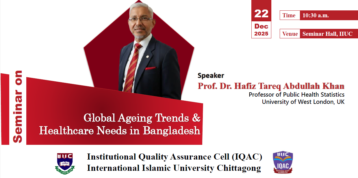 Invitation to Attend the Seminar on Global Ageing Trends and Healthcare Needs in Bangladesh